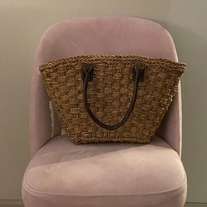 JCREW Straw Tote Bag